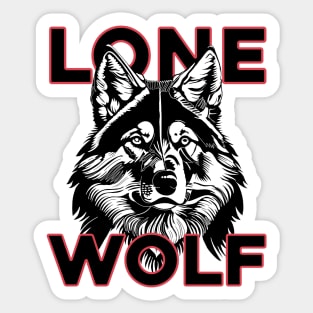 Lone Wolf Sticker